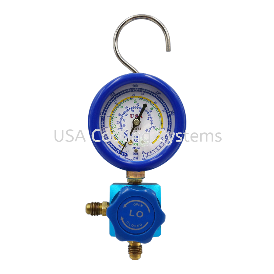 USA Single Aluminium Manifold Gauge Set USA1006-R32-B USA Single Aluminium Manifold Gauge Set USA1006-R32-B